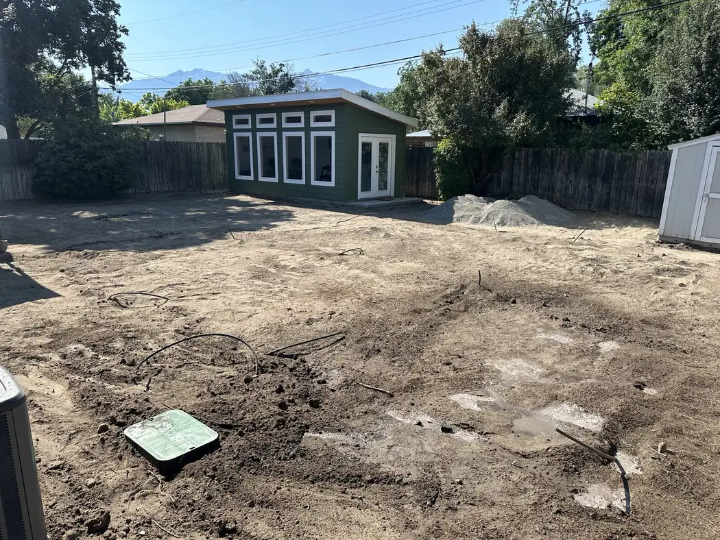 Yard surface preparation