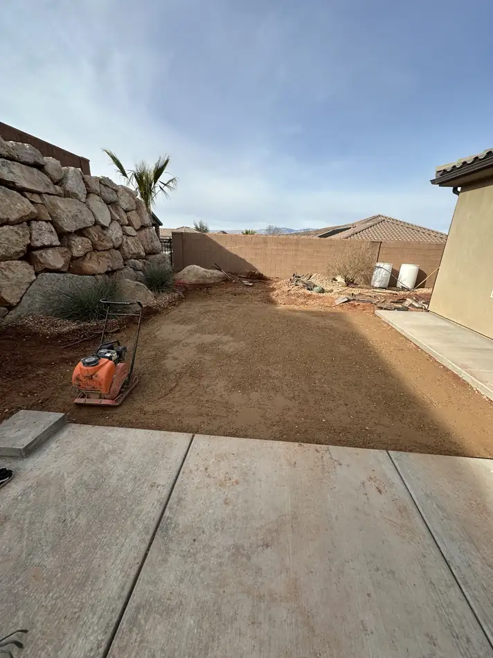 Prepared compacted base