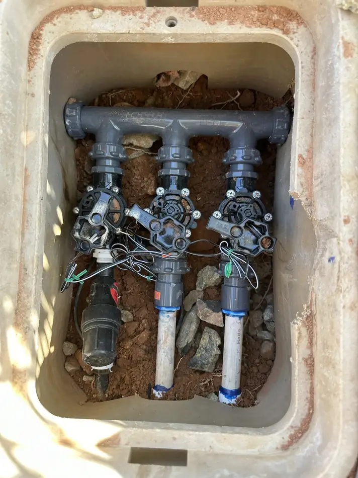 Three-zone manifold in box