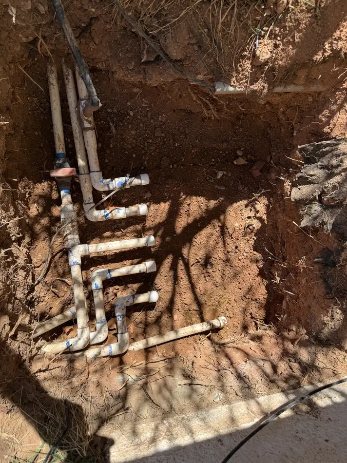 Existing sprinkler connections